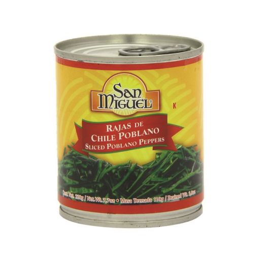 San Miguel Poblano Pepper Strips 200g