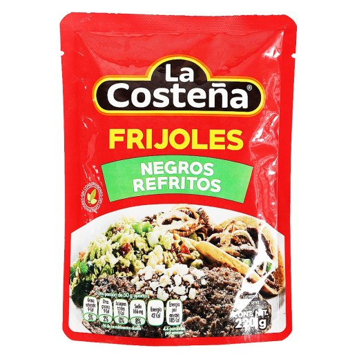 La Costena Refried Black Beans 220g in Pouch