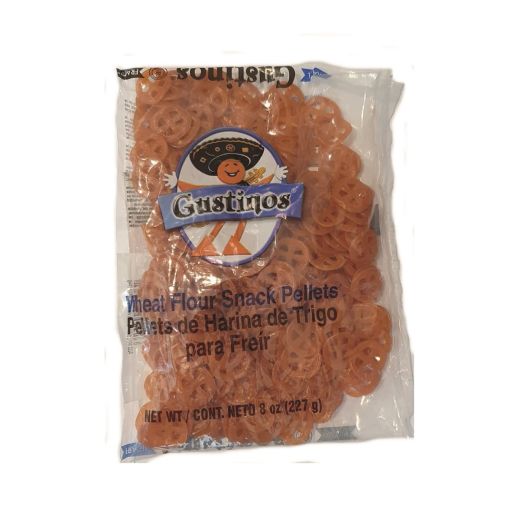 Gustinos Frituras - Wheat pellets mini Rueda 227g