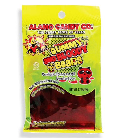 Alamo Gummy and Bloody Bears in Chamoy 76g - Val24