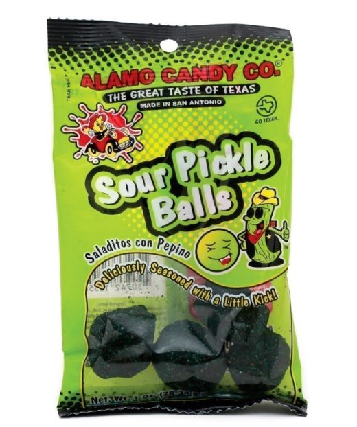 Alamo Sour Pickle Balls Pepino 28g - Val24