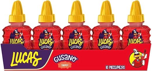 Lucas Gusano Chamoy Soft Candy (Pack of 10) - GUS25