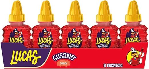 Lucas Gusano Chamoy Soft Candy (Pack of 10) - Val24 - Spr24