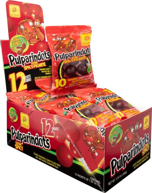 Pulparindots Tamarindo Extra Hot 360g (Box of 12)