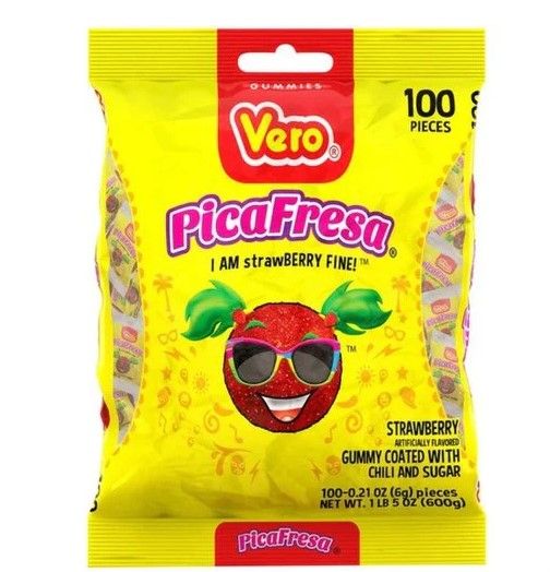 Vero Pica Fresa 6g (Pack of 100) - Val24
